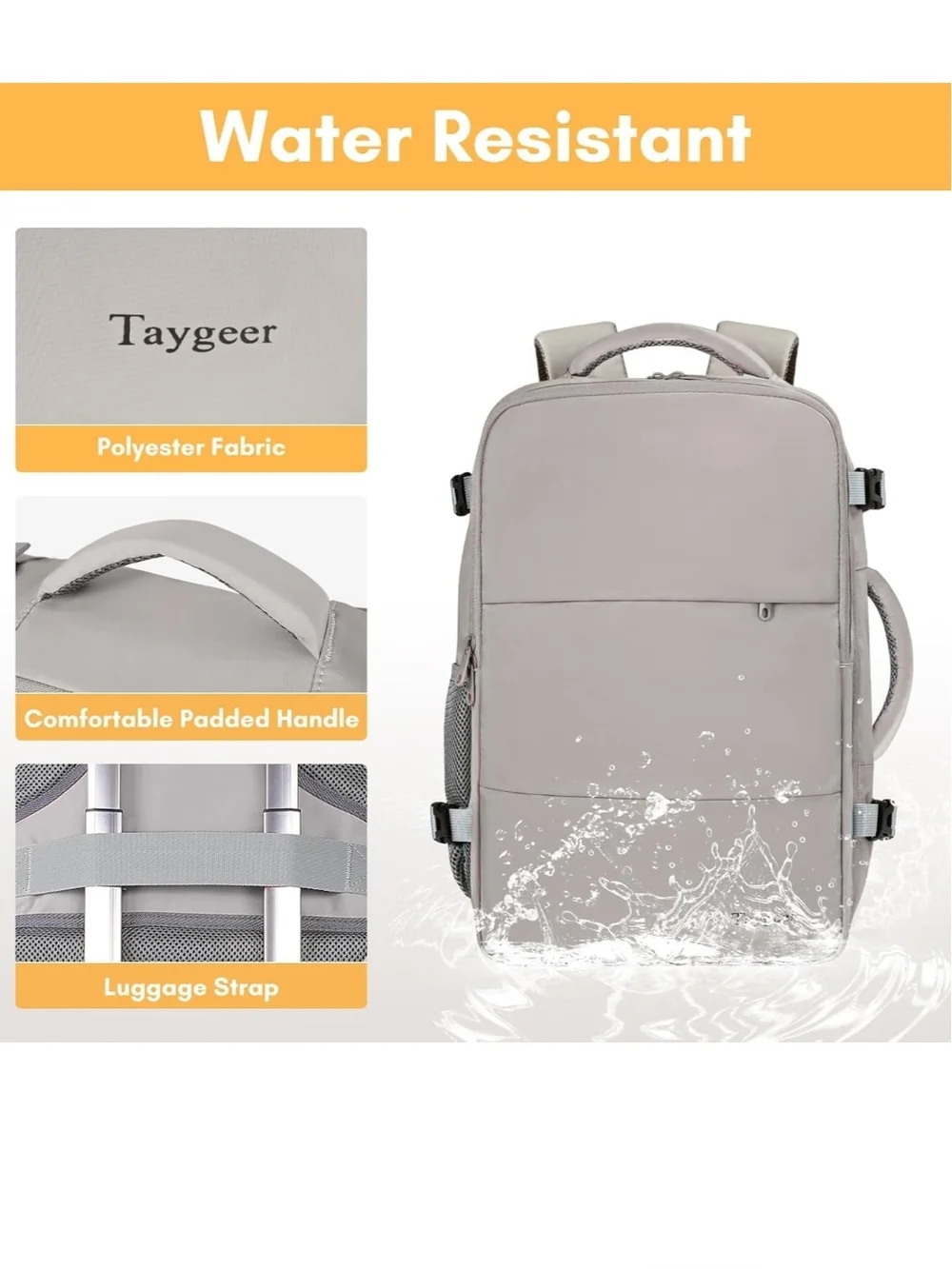 Taygeer Laptop Backpack Purse for Women, Backpack for College Essentials